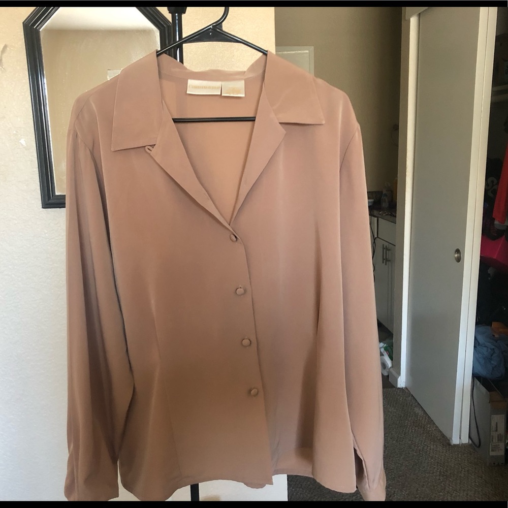 Christie & Jill Nude Blouse